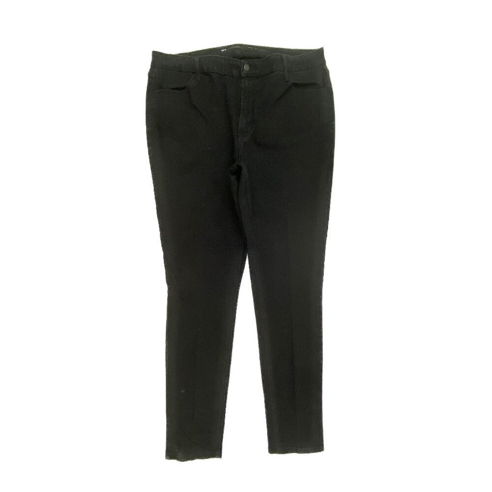 Old Navy‎ High Rise Super Skinny Women's size 18 Long Black Denim jeans